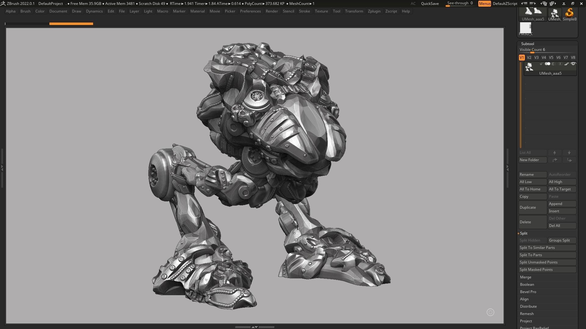 robot battle a06 3d print model 3D print model_4