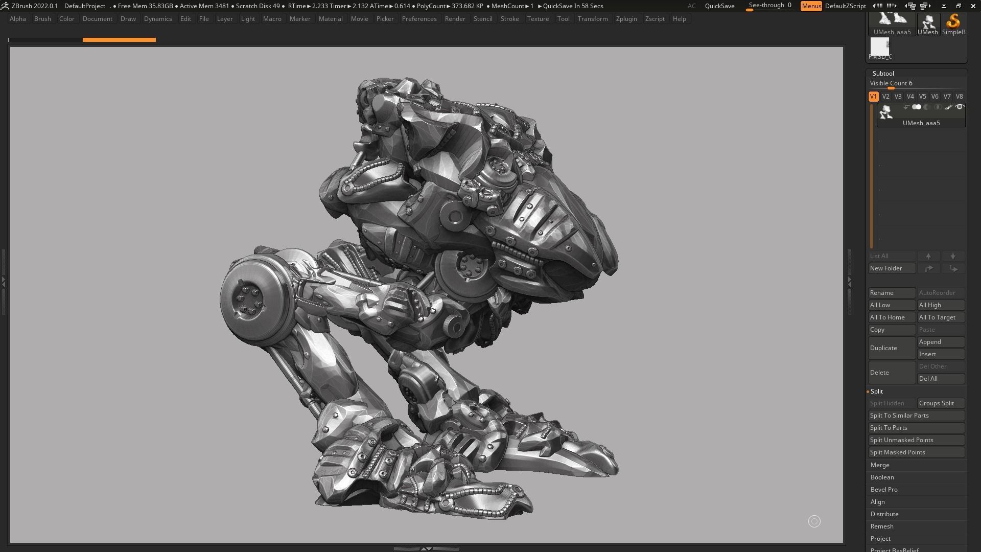 robot battle a06 3d print model 3D print model_5