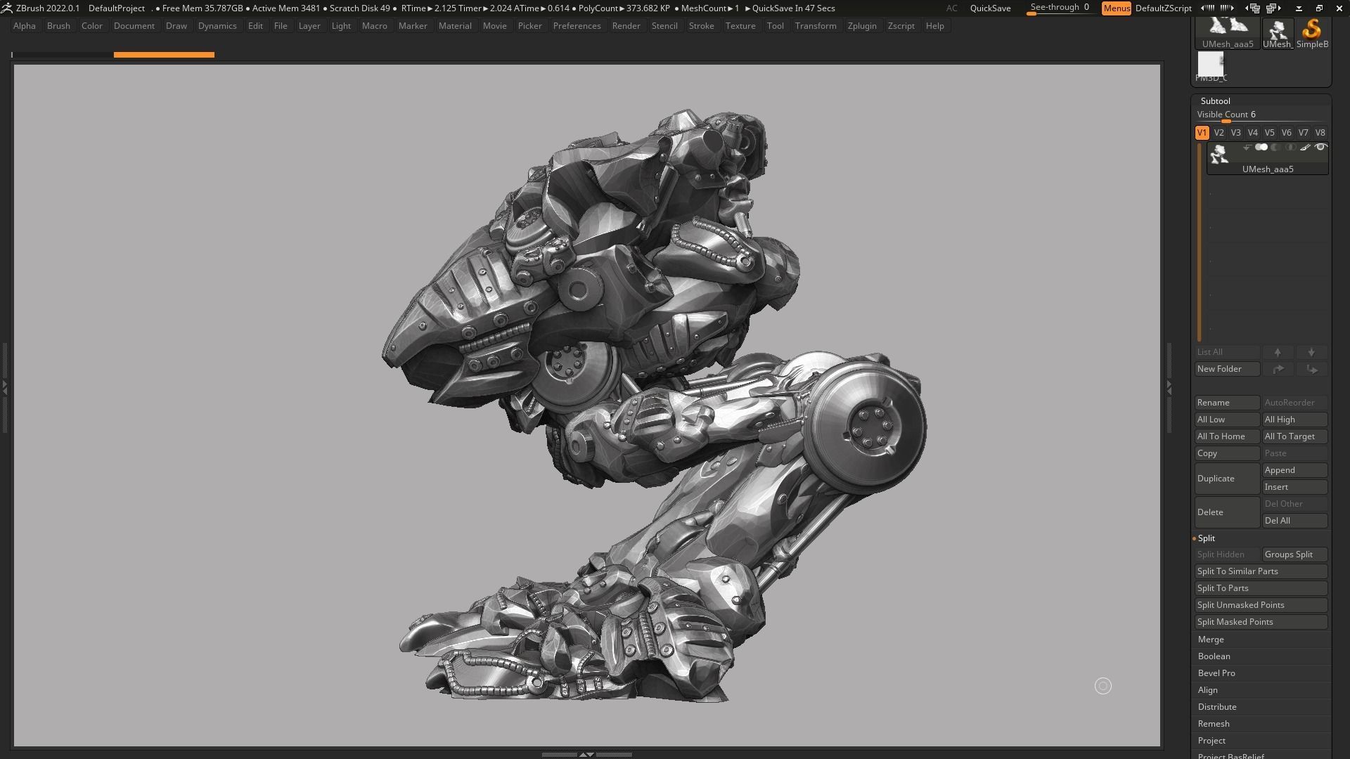 robot battle a06 3d print model 3D print model_12