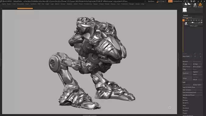 robot battle a06 3d print model