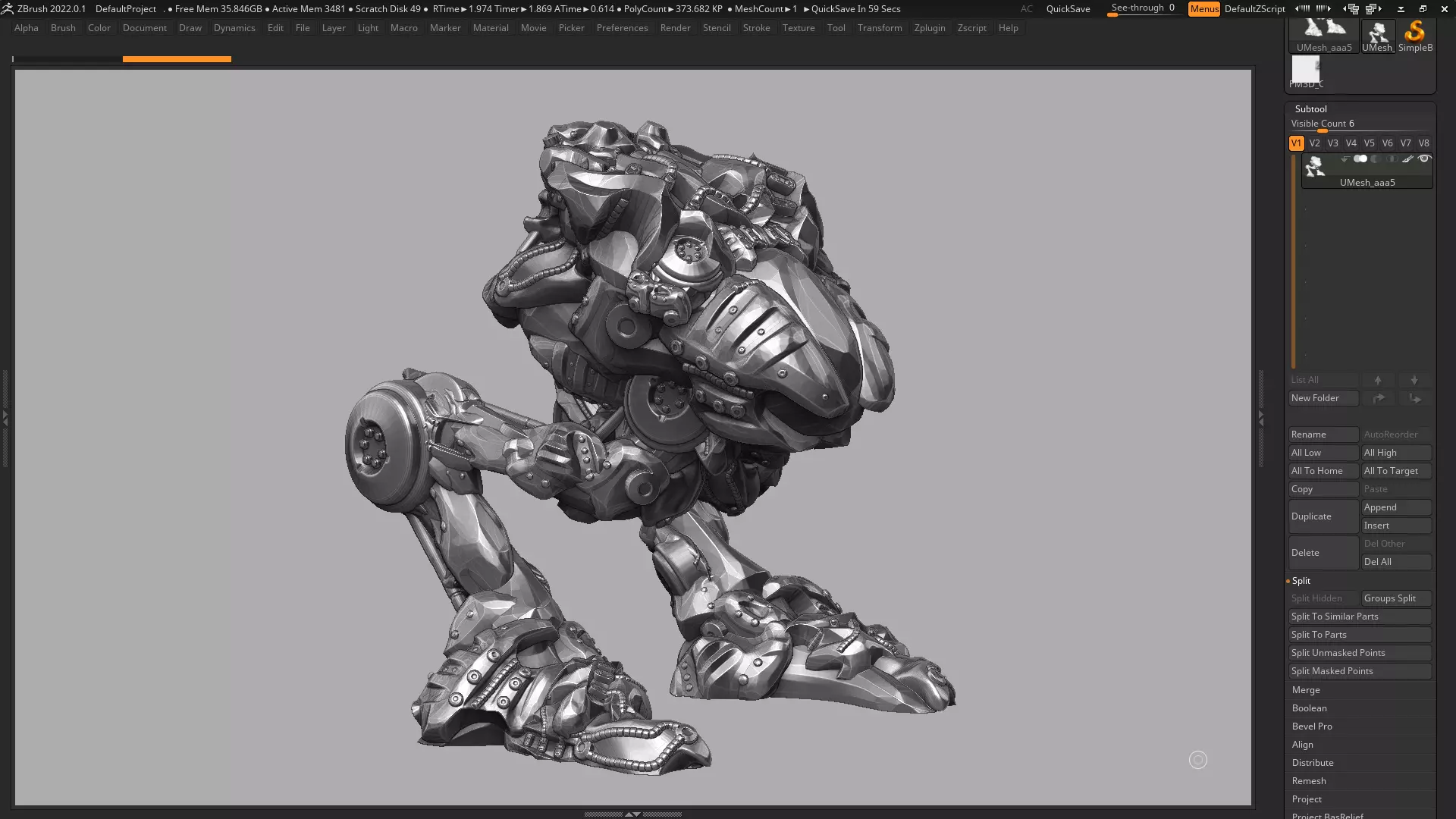 robot battle a06 3d print model 3D print model_0