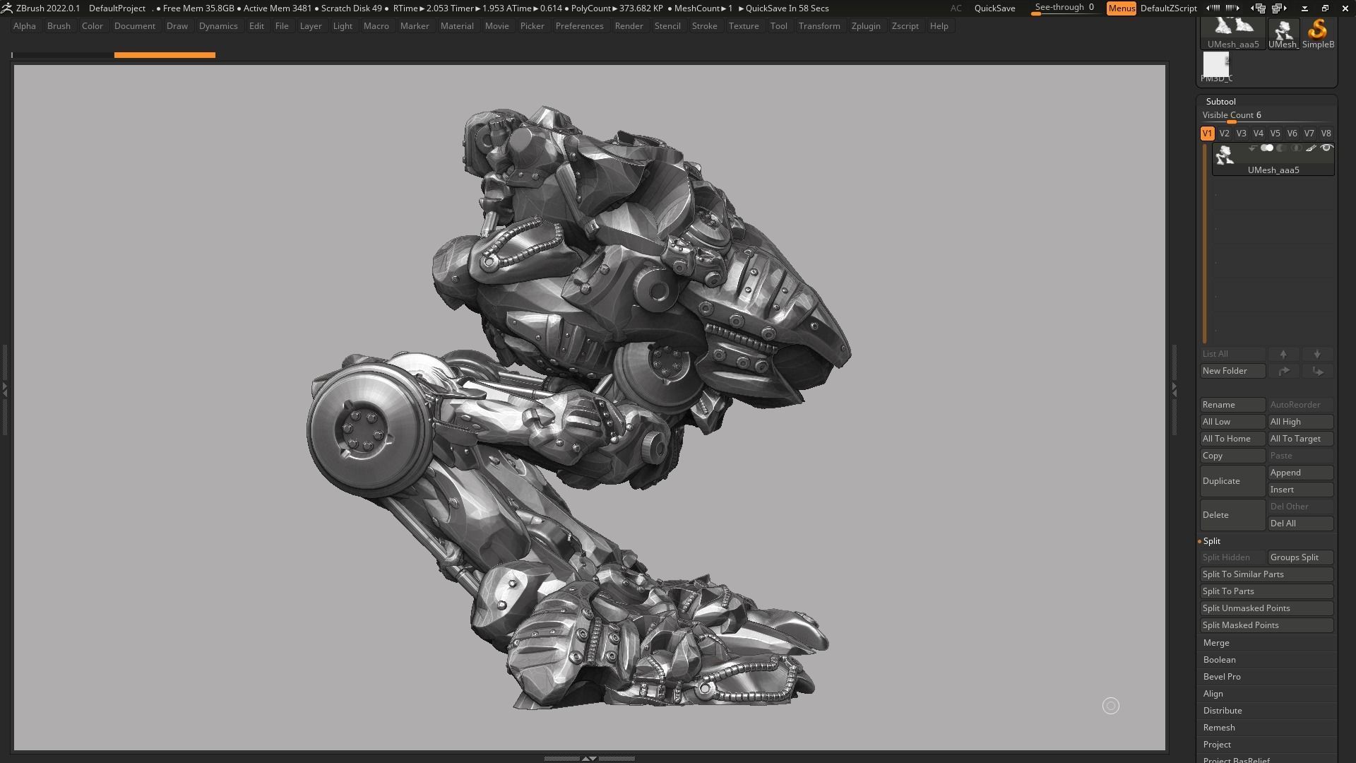 robot battle a06 3d print model 3D print model_6