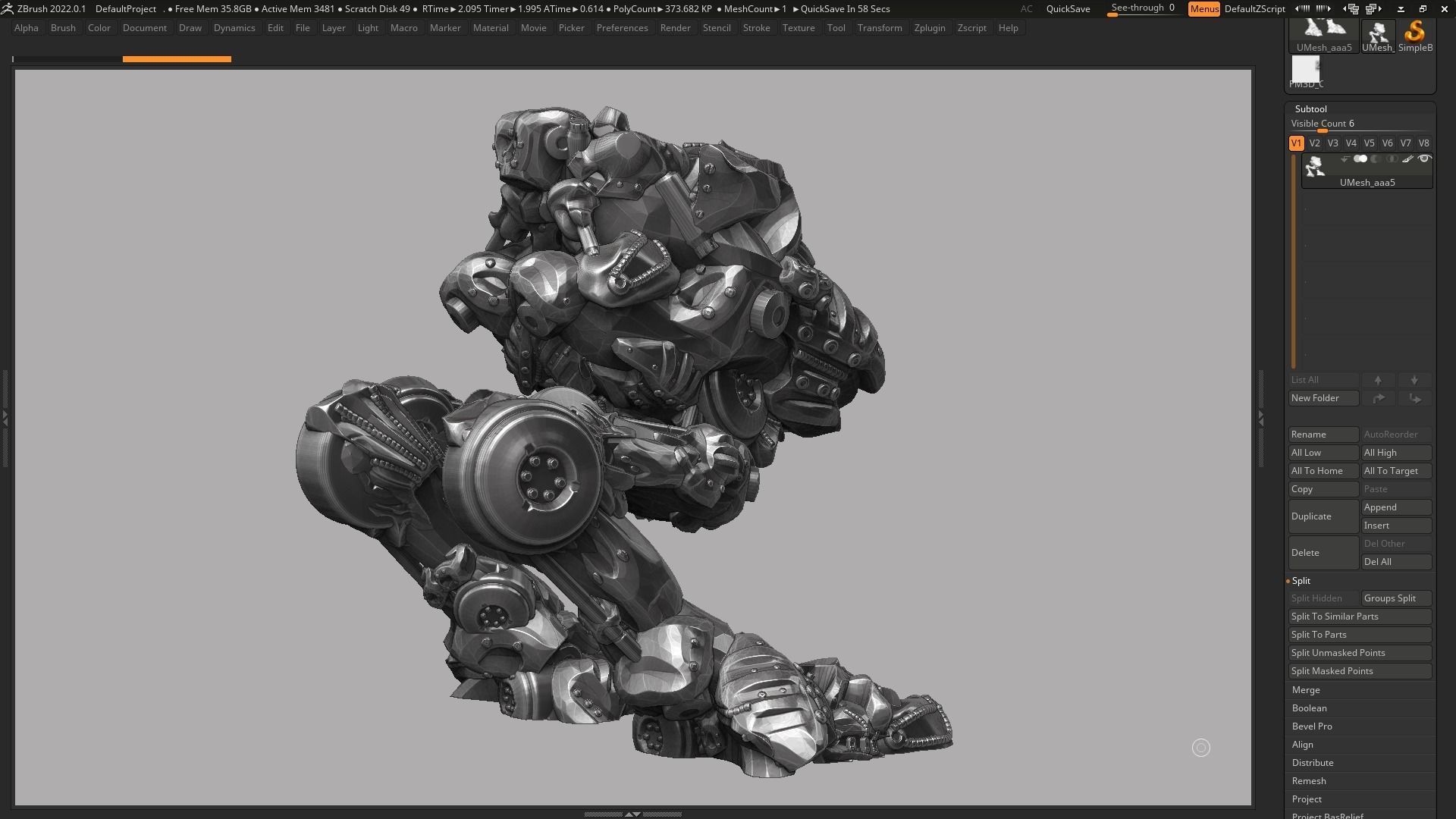 robot battle a06 3d print model 3D print model_7