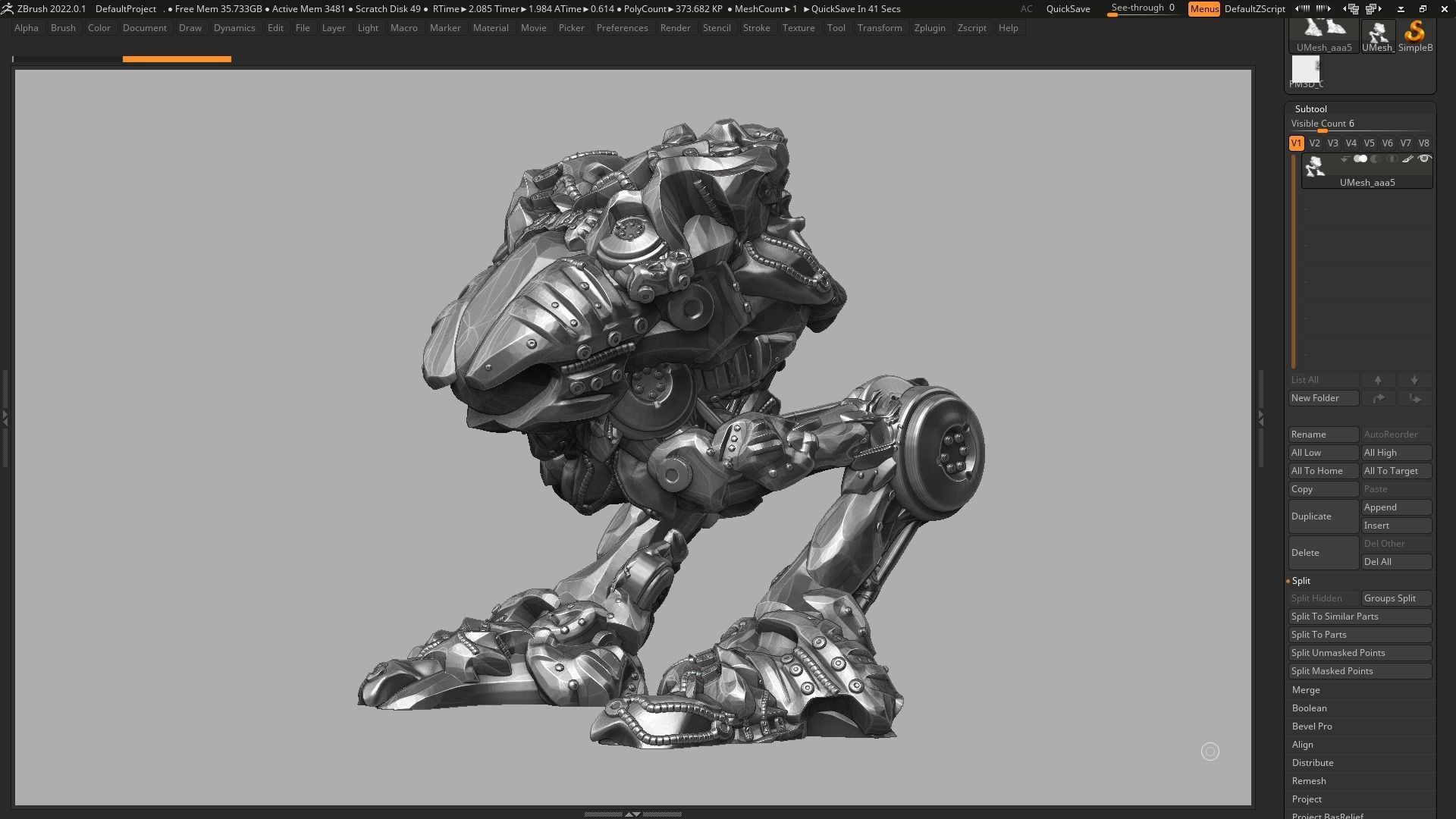 robot battle a06 3d print model 3D print model_13