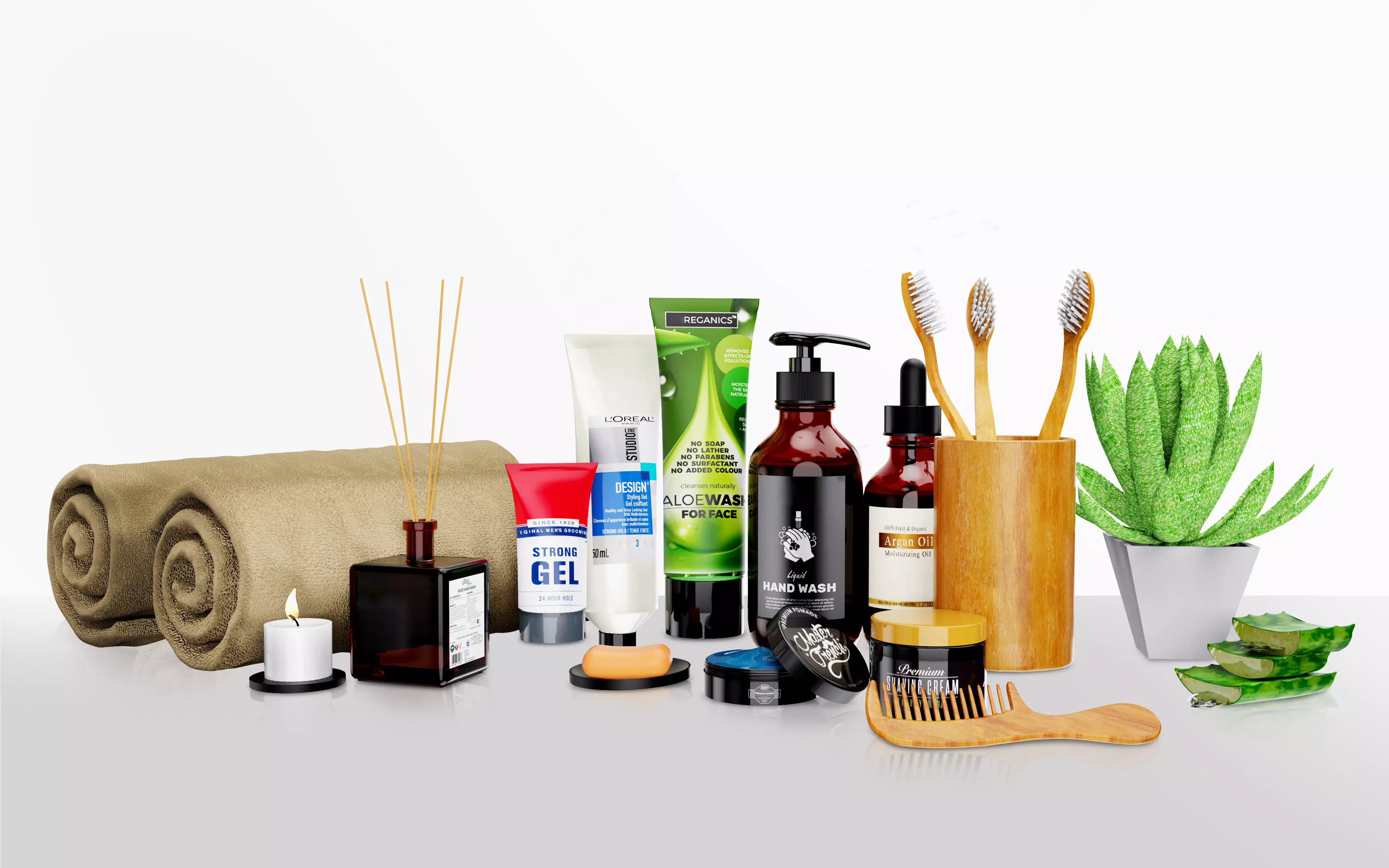 Bathroom Kit 3D model_0