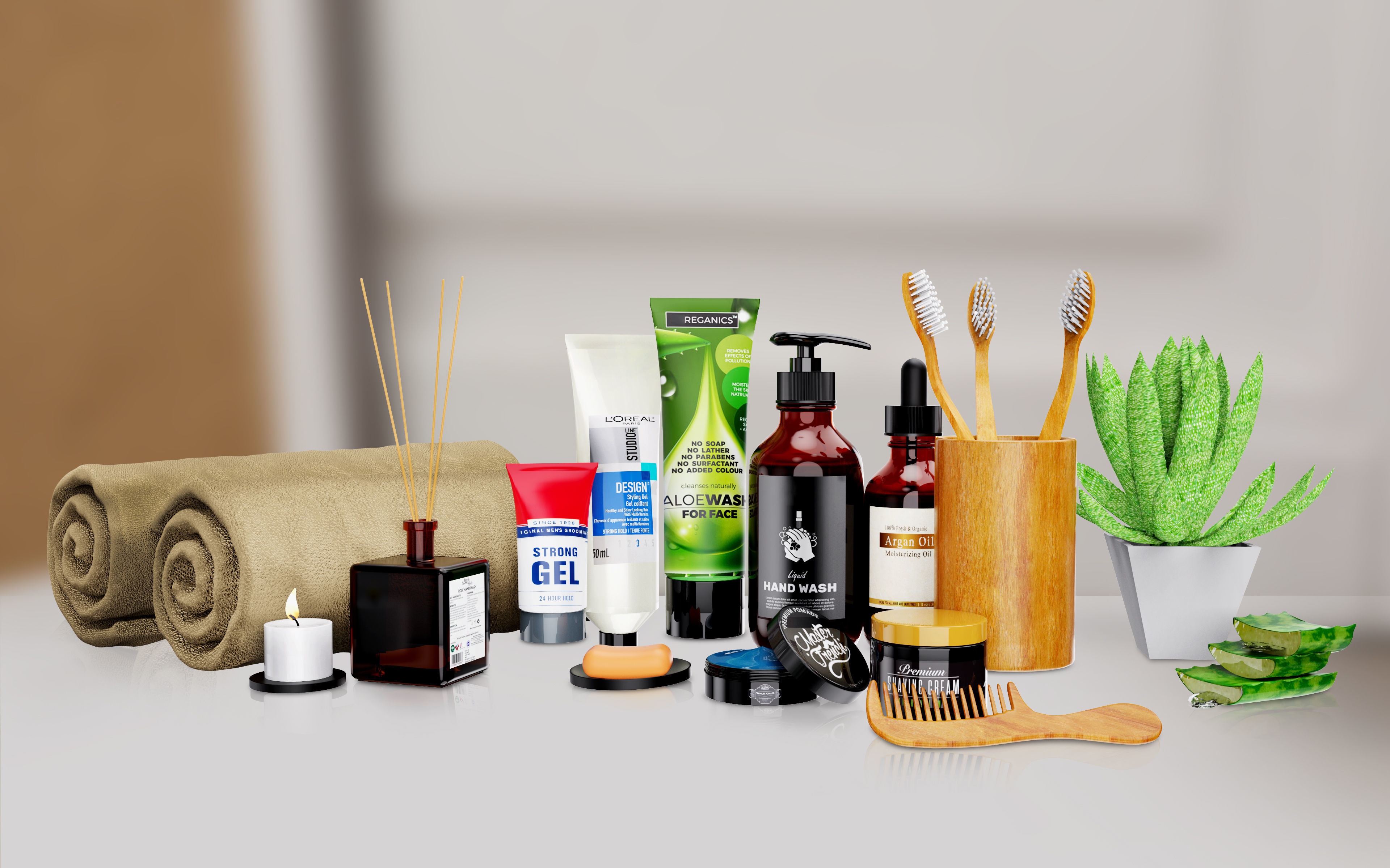 Bathroom Kit 3D model_1