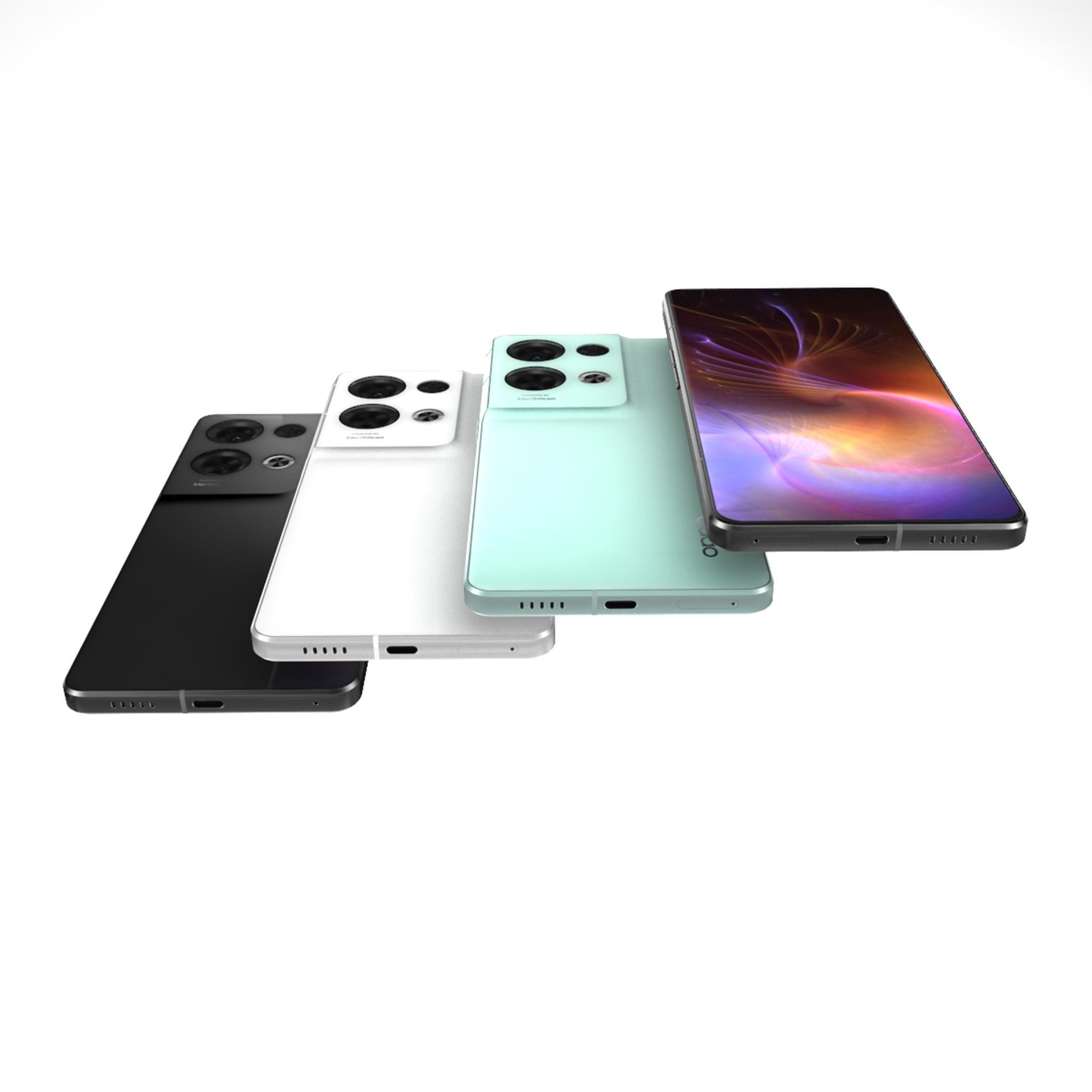 Oppo Reno8 Pro Plus Full Colors 3D model_8