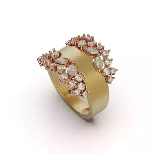 Diamond Ring Double-sided