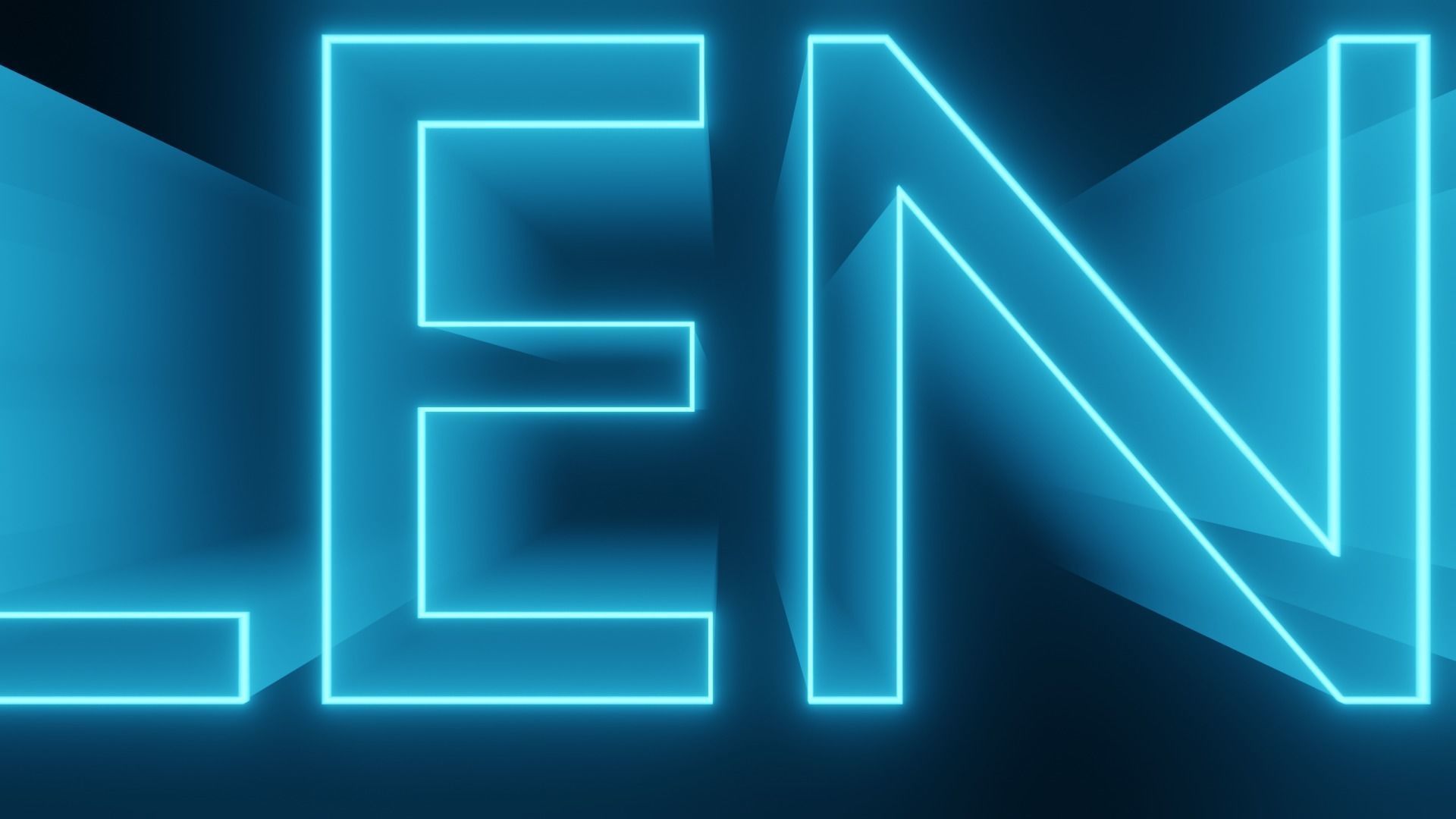 80s Style Text Animation - made in Blender Low-poly 3D model_8