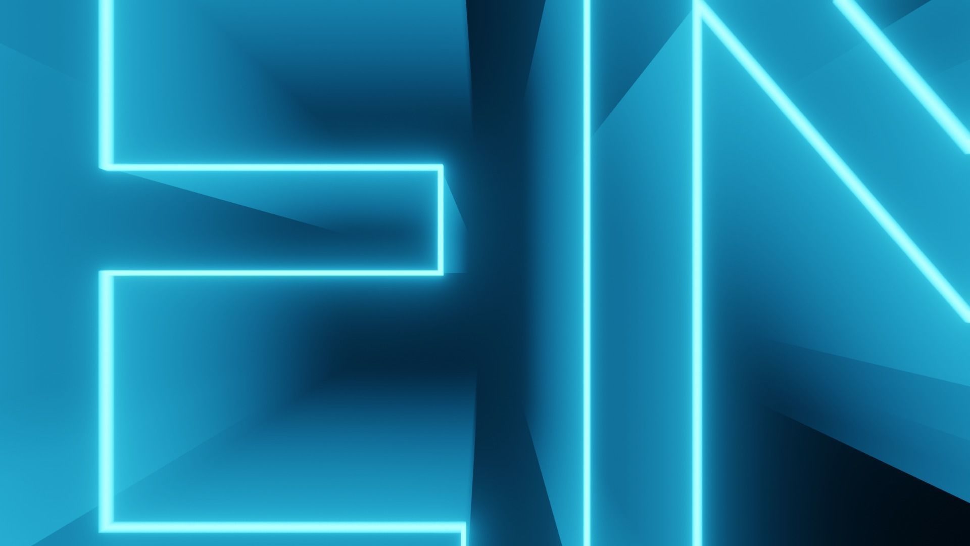 80s Style Text Animation - made in Blender Low-poly 3D model_6