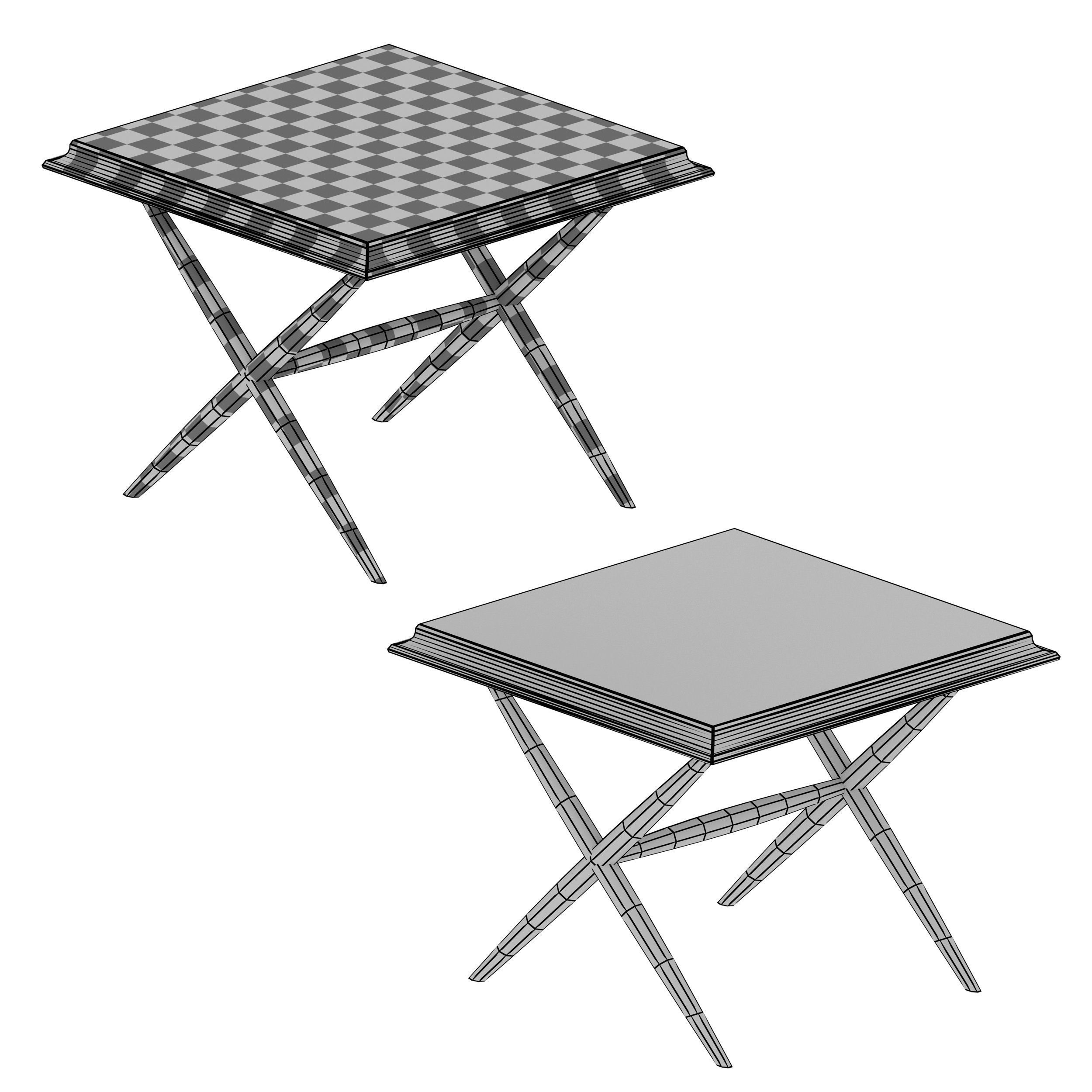 End table Side table Elegante Enza Home 3D model_10