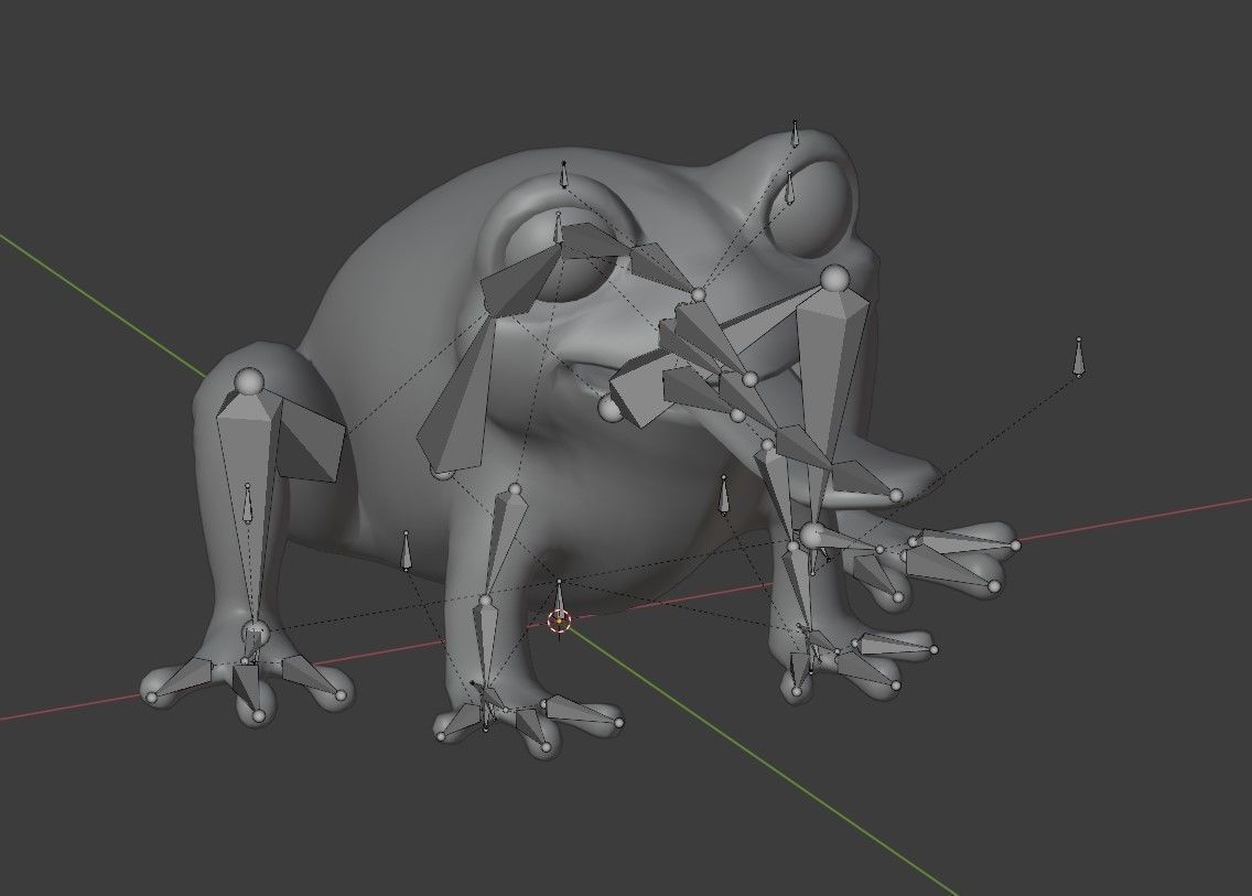 Cartoon Frog Animated 3D Model Collection _8