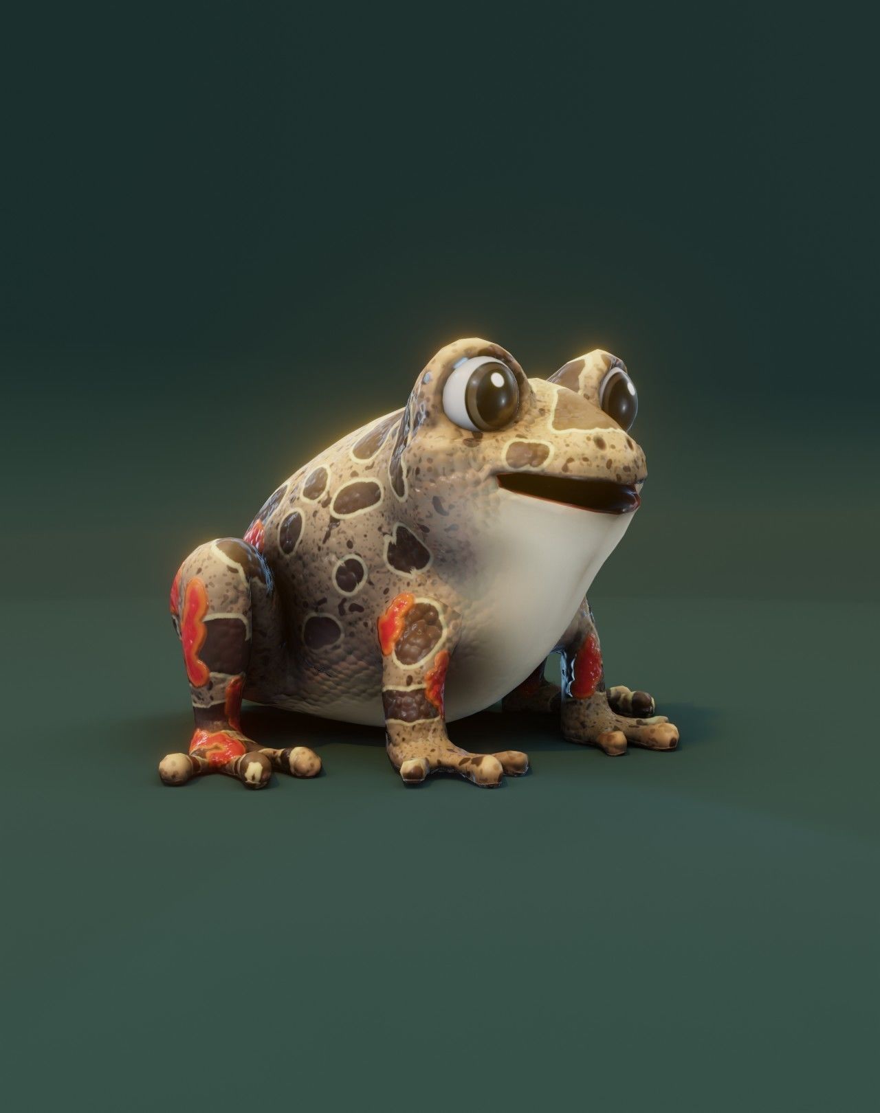 Cartoon Frog Animated 3D Model Collection _41