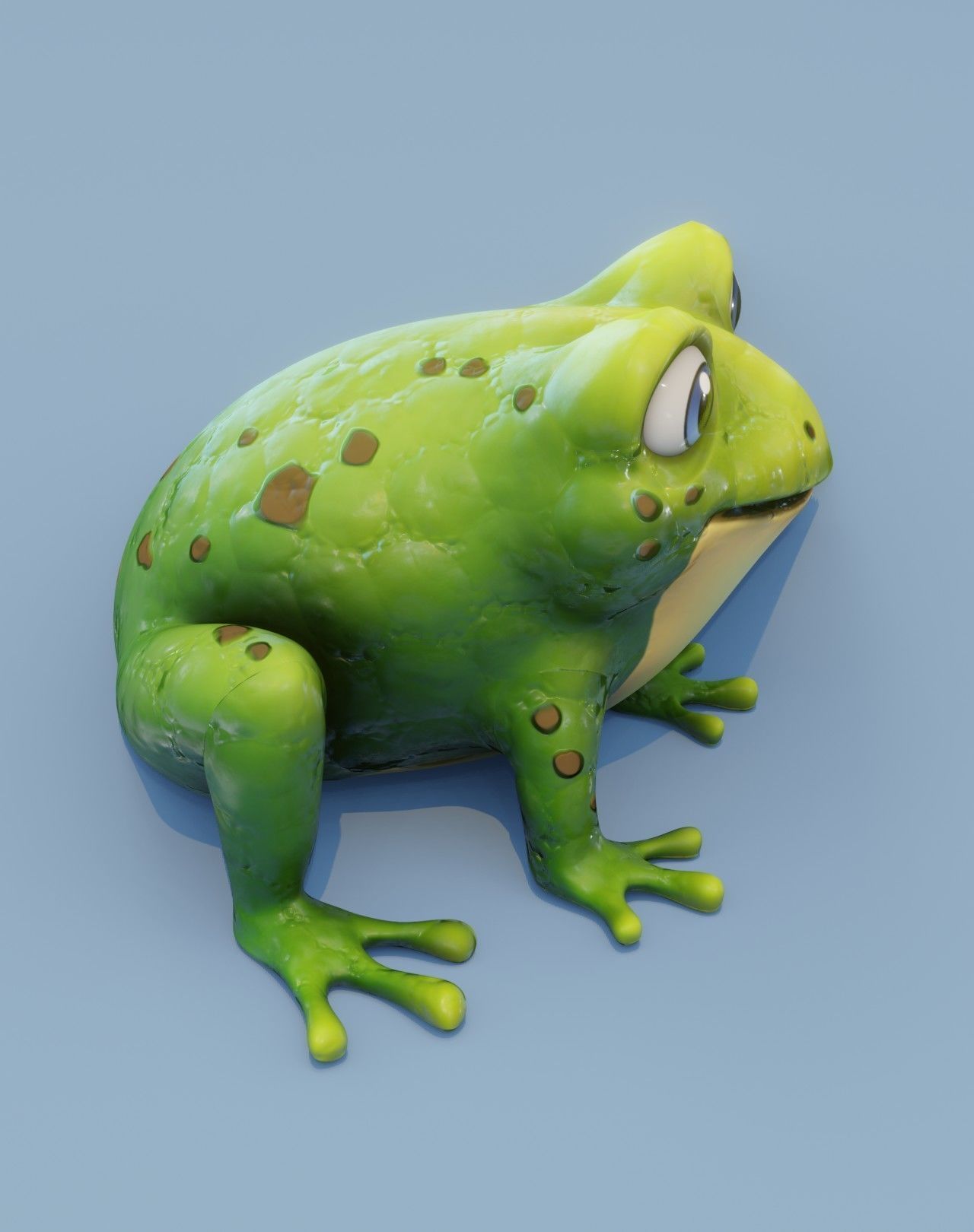 Cartoon Frog Animated 3D Model Collection _25