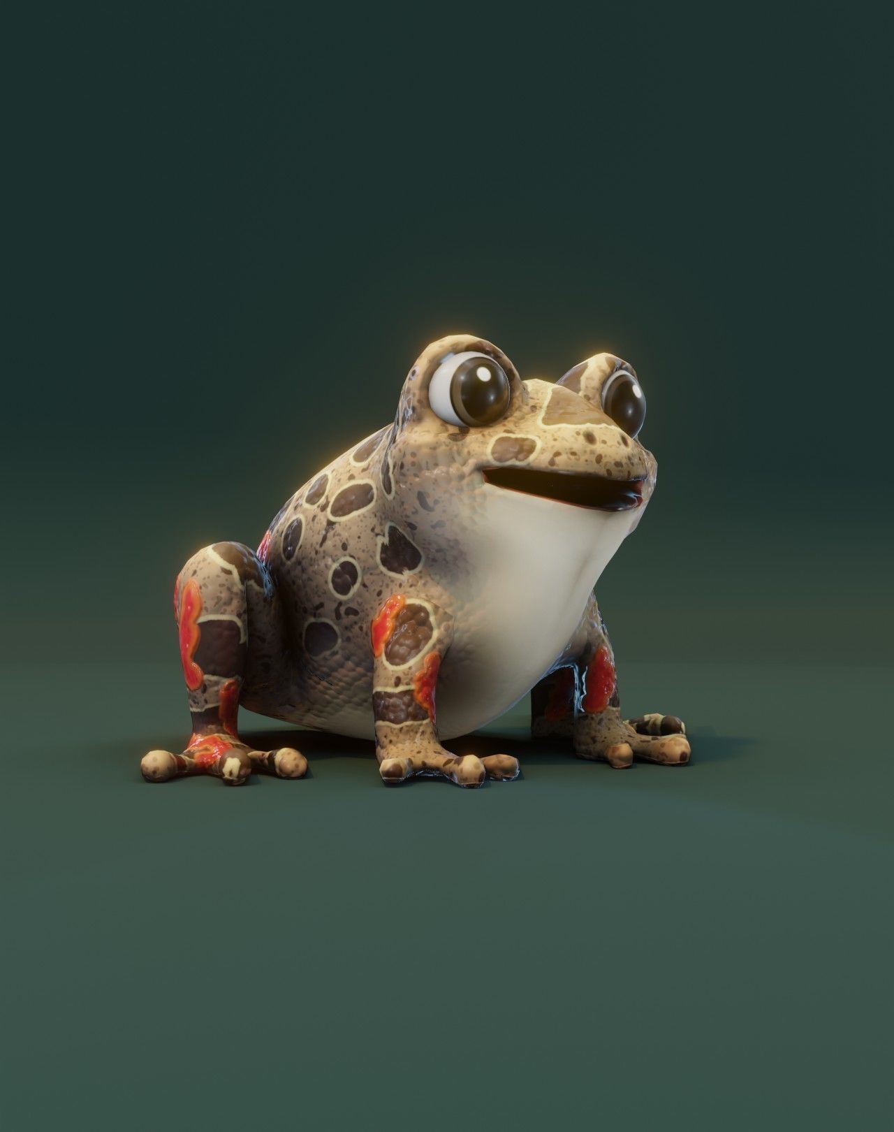 Cartoon Frog Animated 3D Model Collection _46