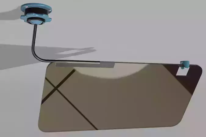 Airbus A32x Family Sun Visor-Working Mechanism