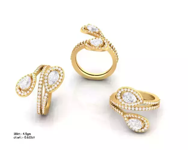 Diamond ring for 3d printing