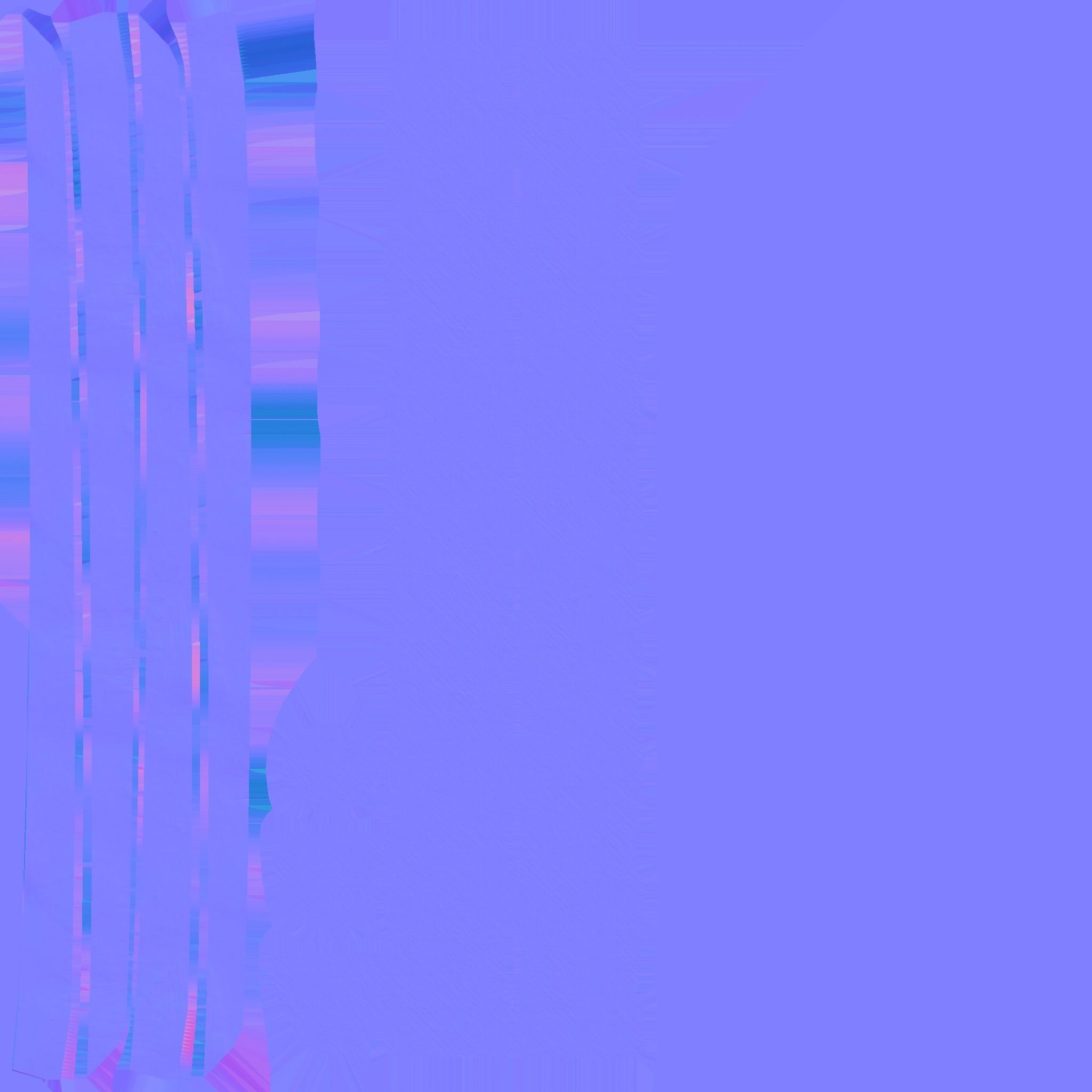 Double Blade Combat Sword Low-poly 3D model_10