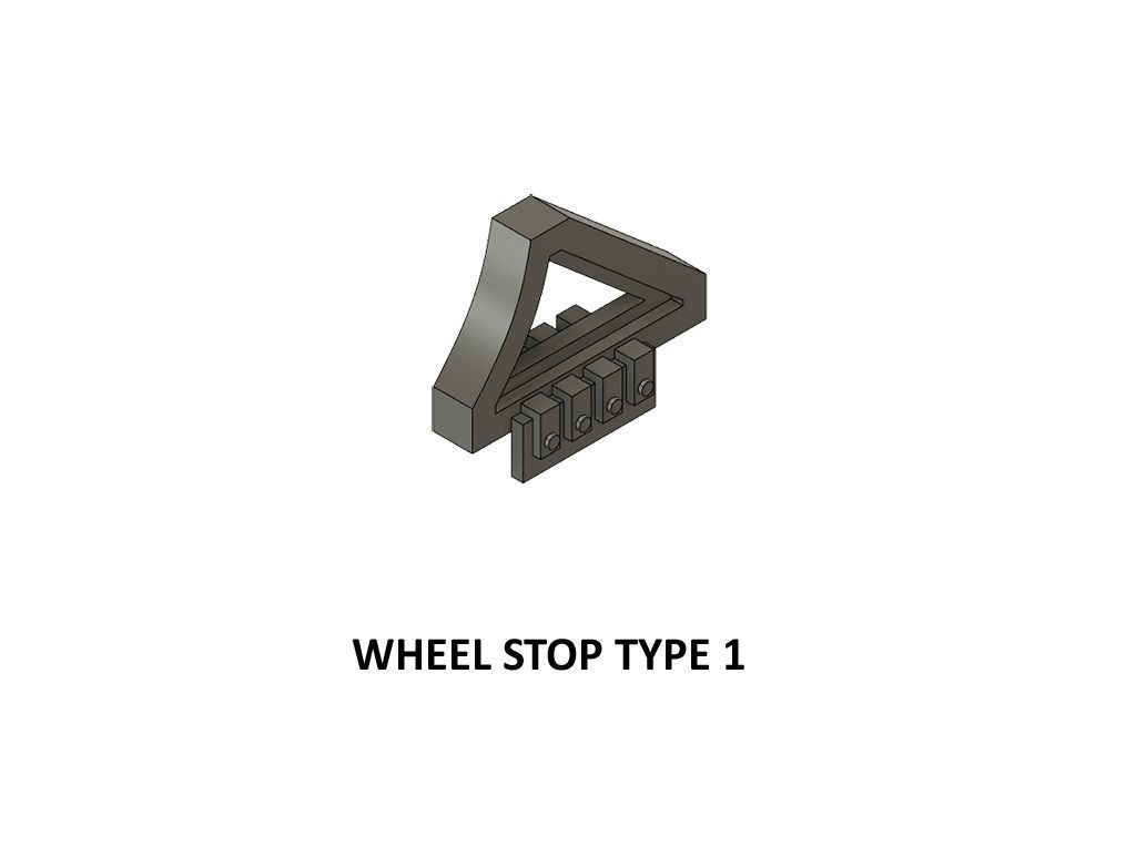DET-0004 Yard detail set US H0-scale 13 items 3D print model_17