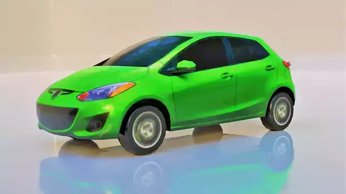 Game-Ready Vehicle Model Low-poly 3D model