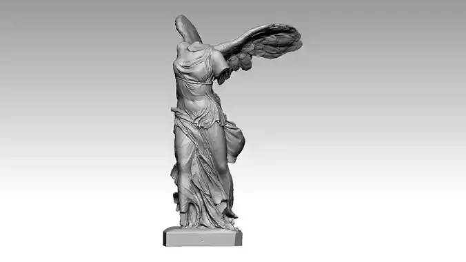 headless statue 3d print model