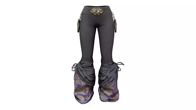 Spanish Matador Festival Dance Pants and Utility Carry Belt