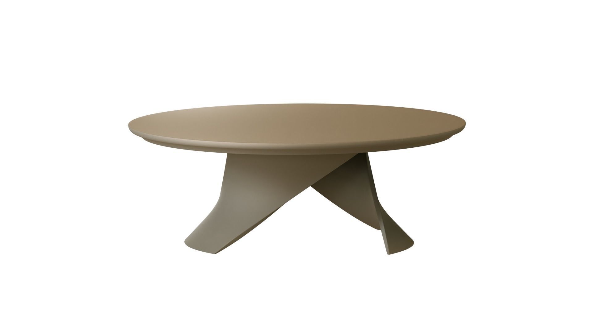 Coffee table02 Low-poly 3D model_1
