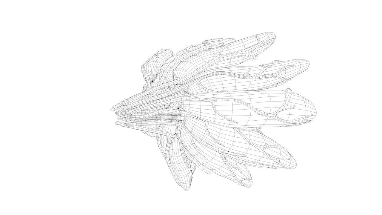 Mammary Gland Low-poly 3D model_12