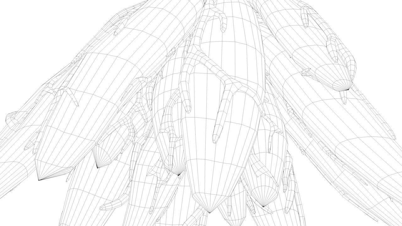 Mammary Gland Low-poly 3D model_21