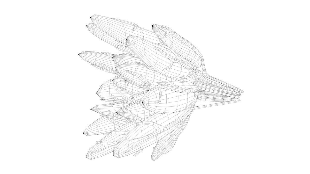 Mammary Gland Low-poly 3D model_16