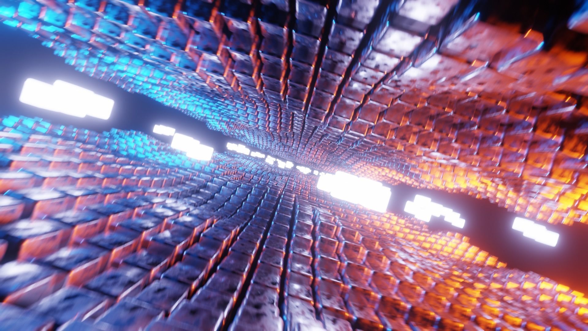 A Sifi Video loop Low-poly 3D model_2