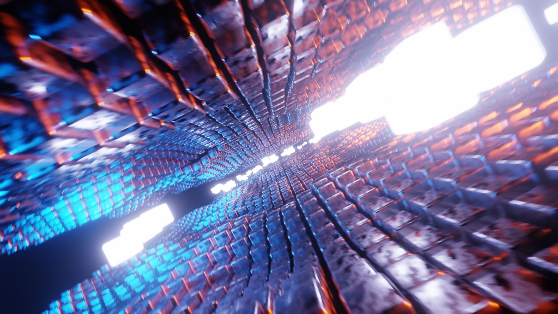 A Sifi Video loop Low-poly 3D model_3