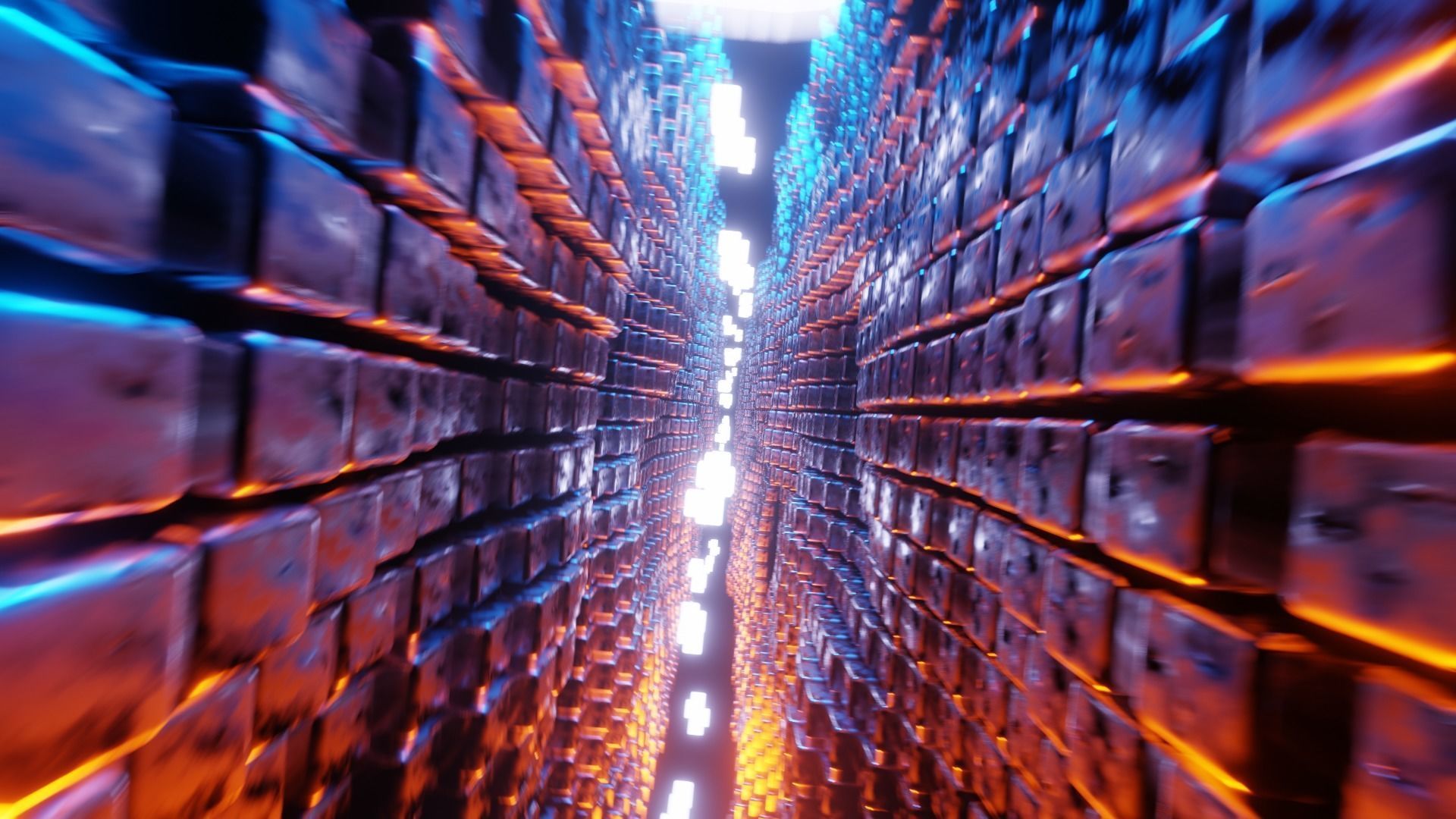 A Sifi Video loop Low-poly 3D model_1