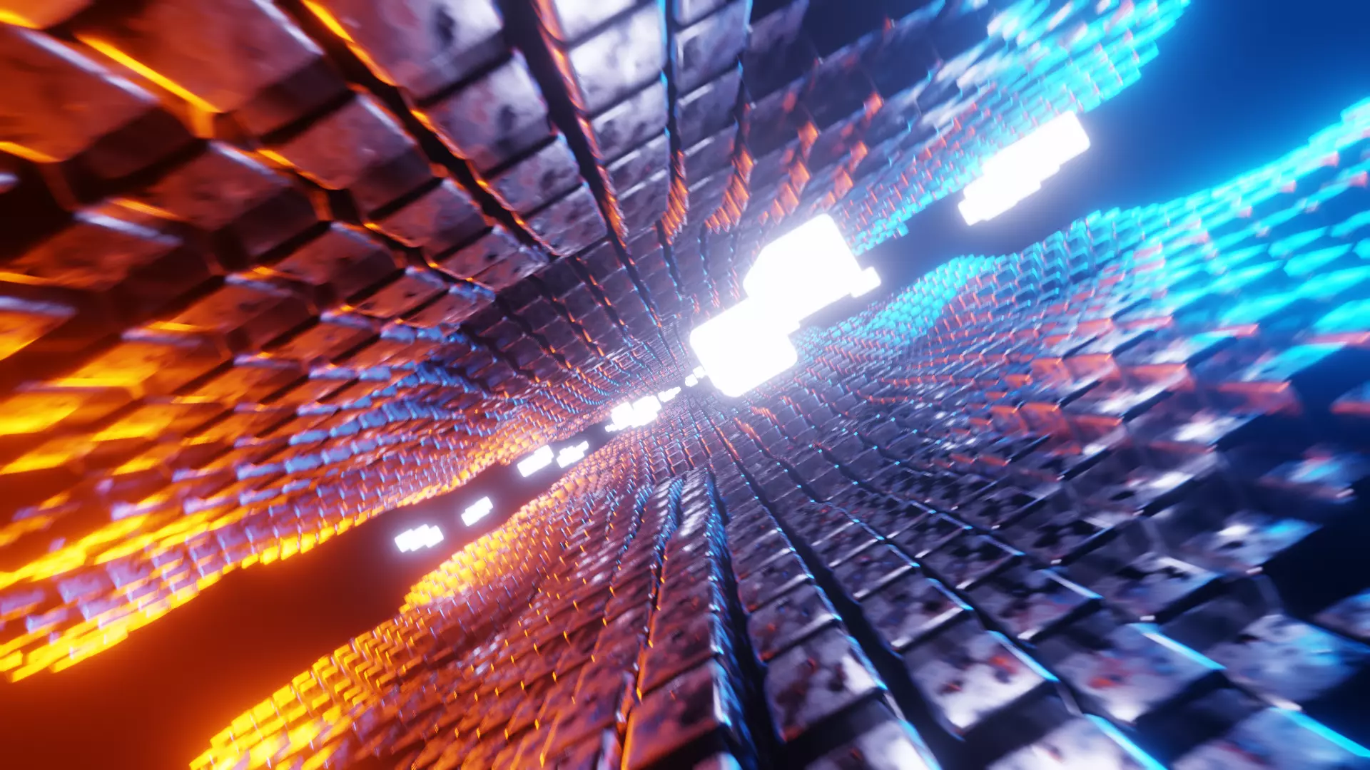 A Sifi Video loop Low-poly 3D model_0