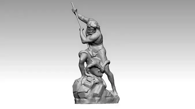 snake fighter 3d print model
