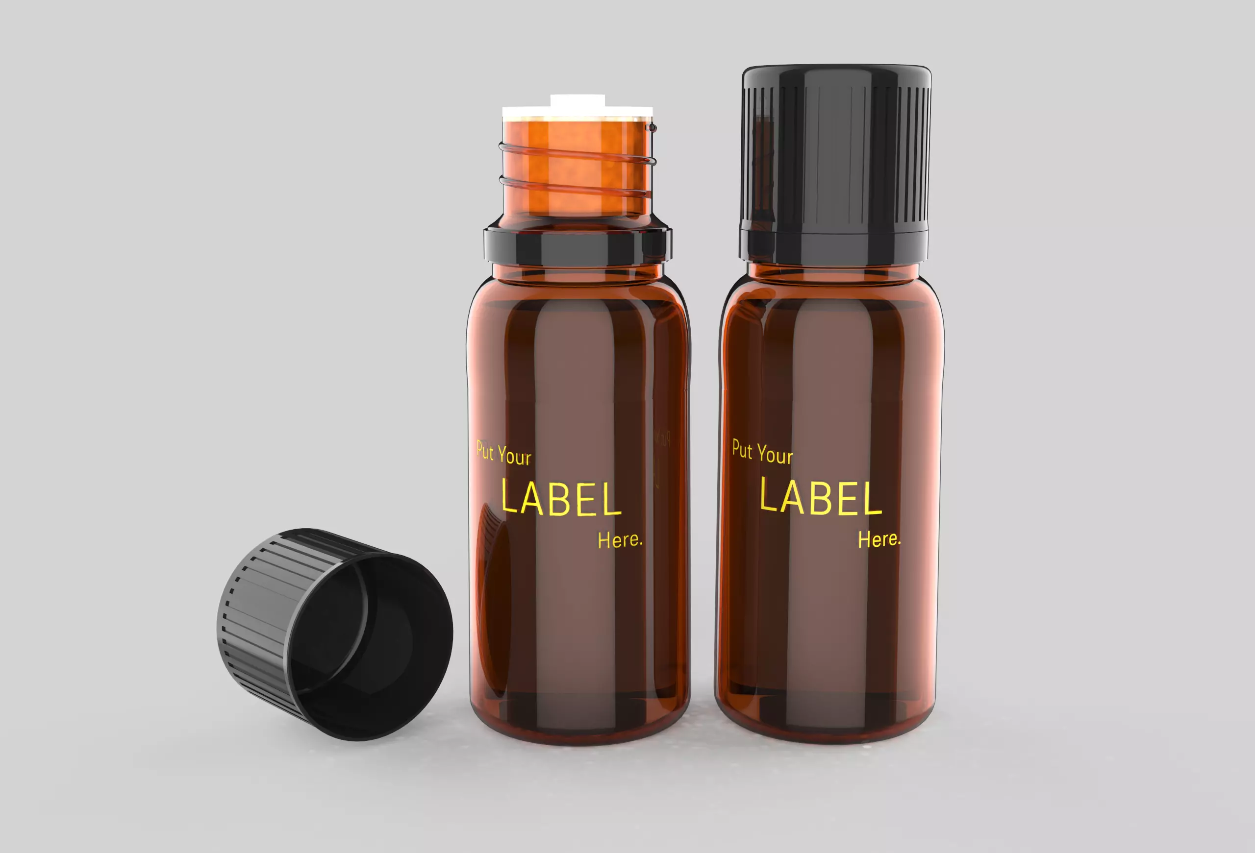 Essential Oil Bottle 3D model_0