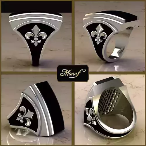 Mens ring STL