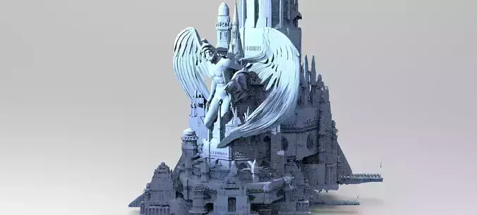  Camelot Towers 2  3D model