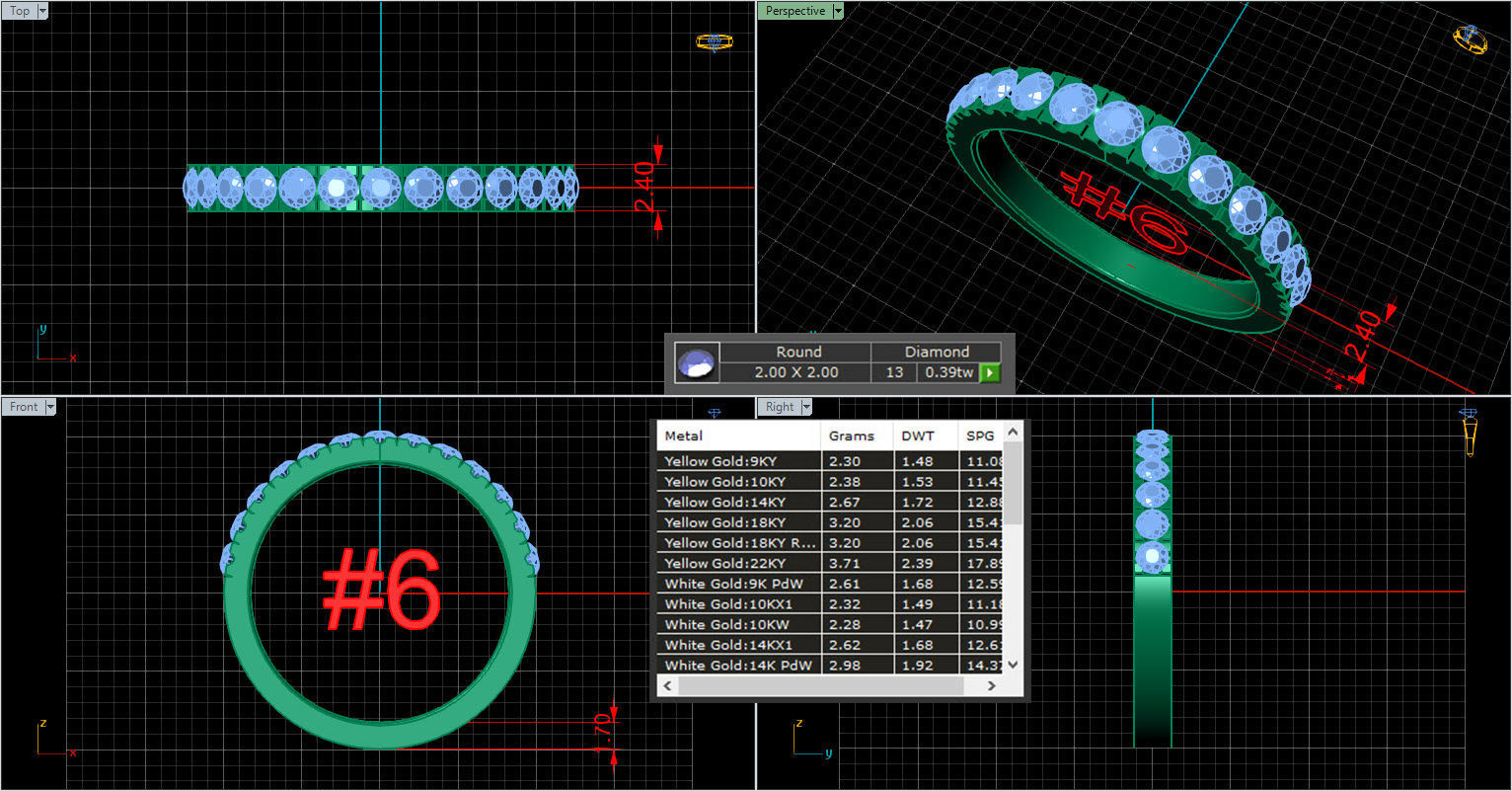 stack ring 3D print model 3D print model_3