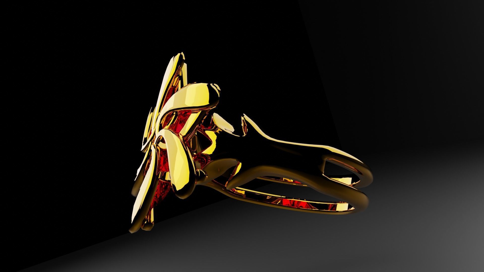 THREE ENGAGEMENT RINGS  3D model_8