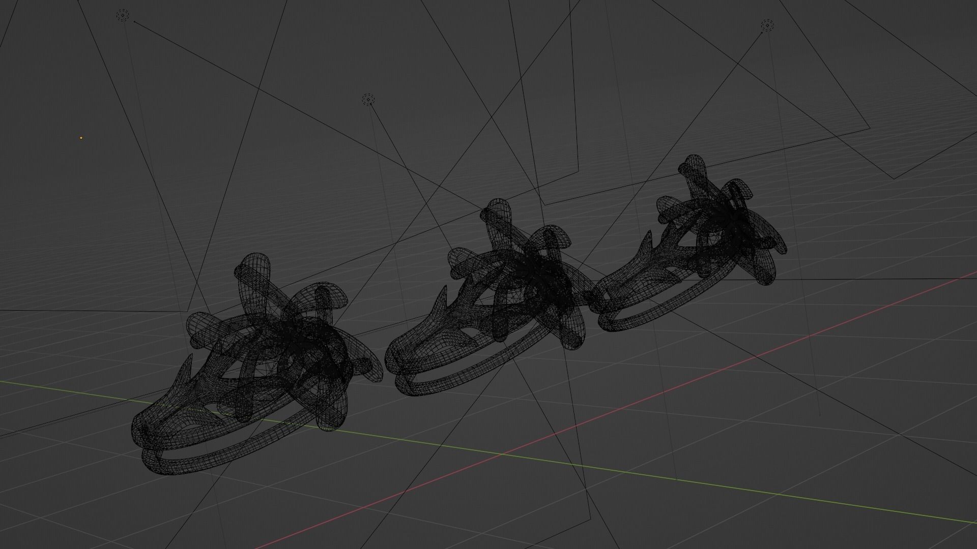 THREE ENGAGEMENT RINGS  3D model_7