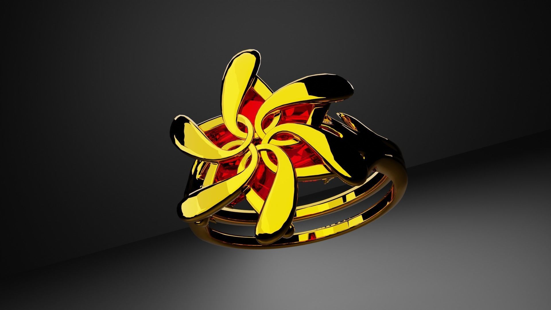 THREE ENGAGEMENT RINGS  3D model_18