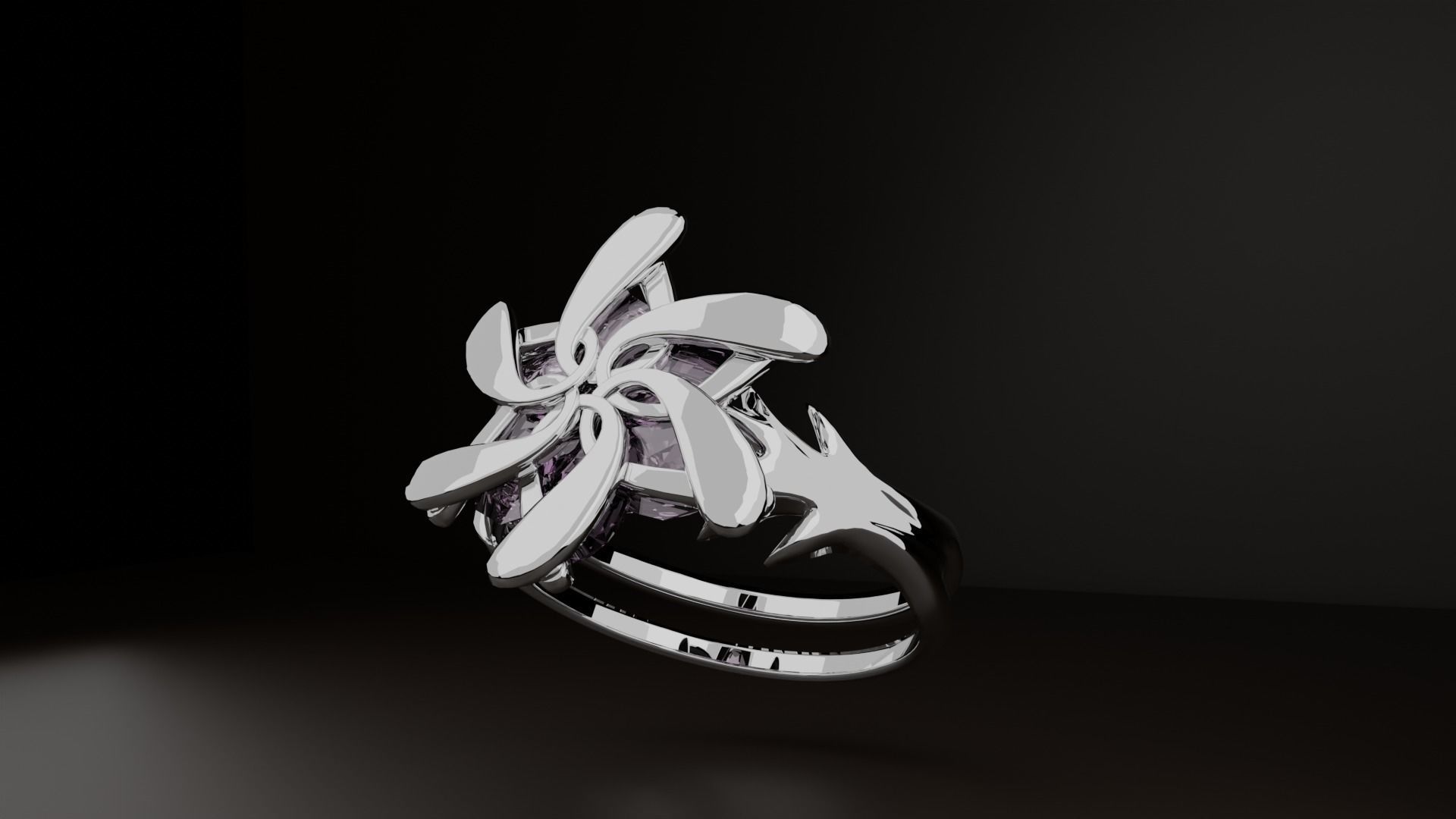 THREE ENGAGEMENT RINGS  3D model_9