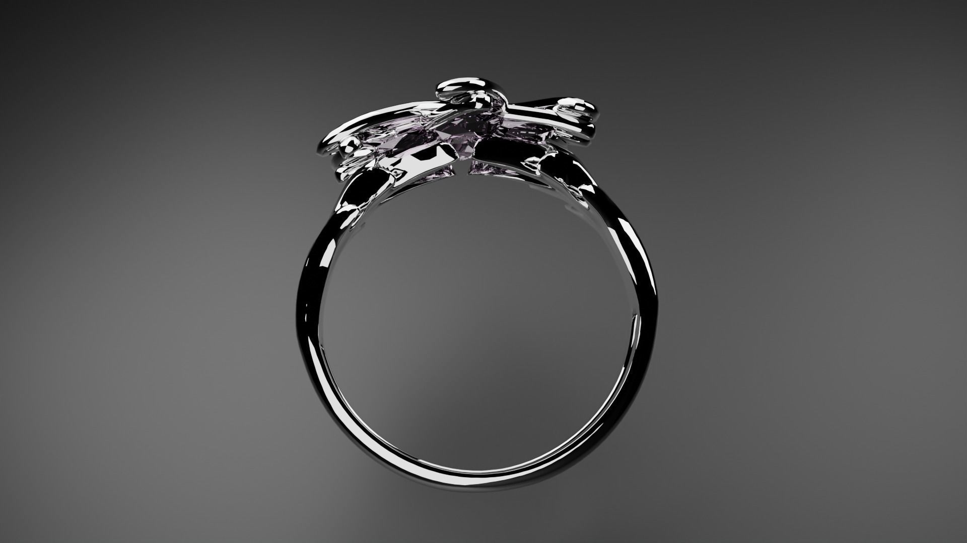 THREE ENGAGEMENT RINGS  3D model_3