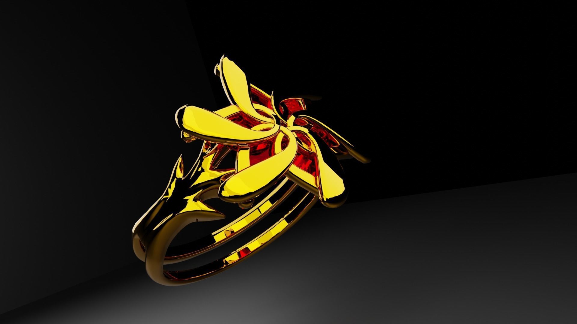 THREE ENGAGEMENT RINGS  3D model_5