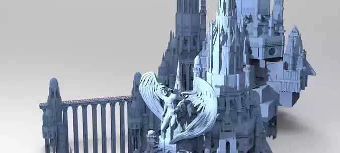 KING ARTHURS CAMELOT Towers 3 3D model