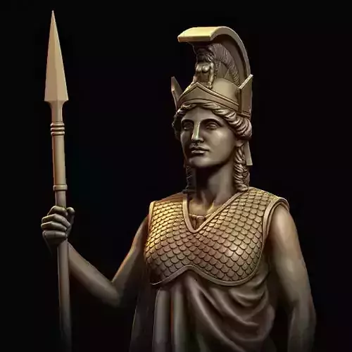 Athena GODDESS SAINT SEIYA Knights of the Zodiac 3D print model