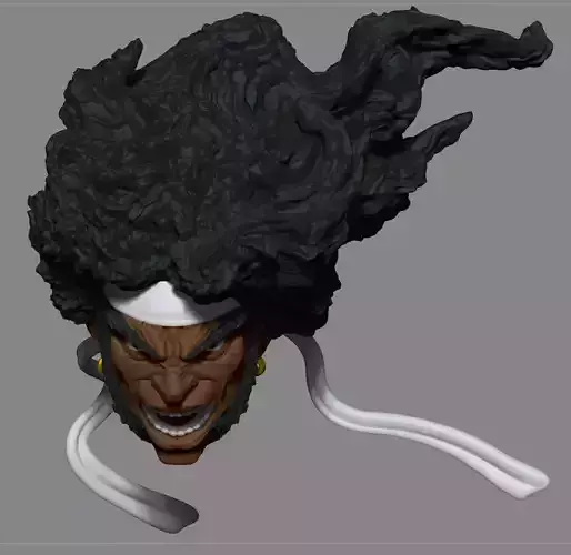 One12 Afro Samurai Head Sculpt