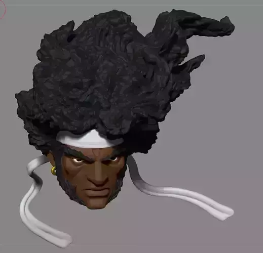 One12 Scale Afro Samurai Headscupt