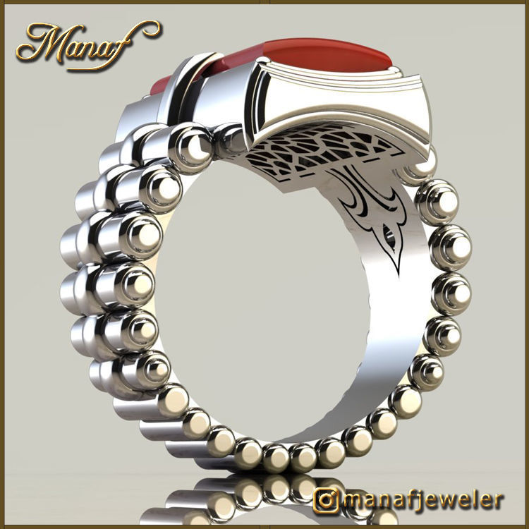 Mens ring STL 3D print model_7